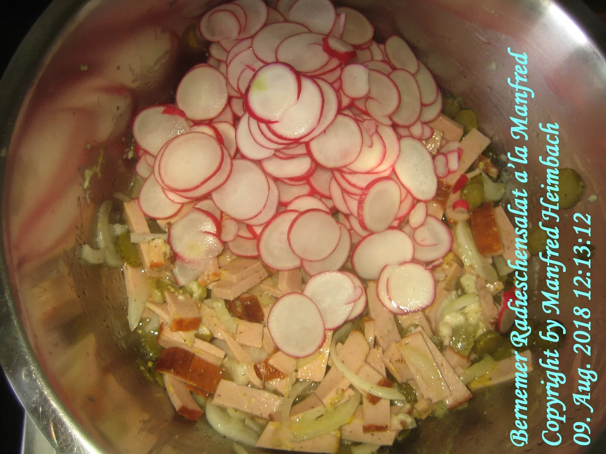 Salat – Bernemer Radieschensalat a’la Manfred - Rezept - Bild Nr. 6338