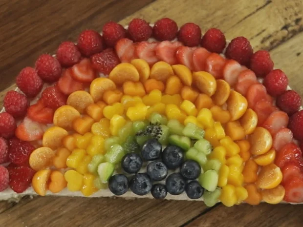 Rezept: Regenbogen Käsekuchen Bild Nr. 2 Regenbogen Käsekuchen - Rezept - Bild Nr. 2