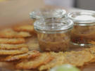 Apfel-Chutney mit Chili und Ingwer auf Parmesan-Chips - Rezept - Bild Nr. 3