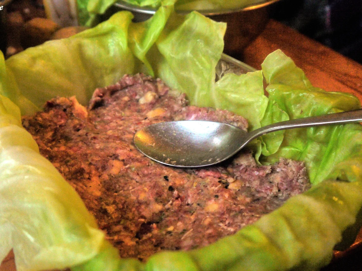 Kohlpudding mit Zwiebelsauce - Rezept - Bild Nr. 6346