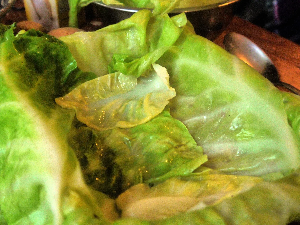 Kohlpudding mit Zwiebelsauce - Rezept - Bild Nr. 6347