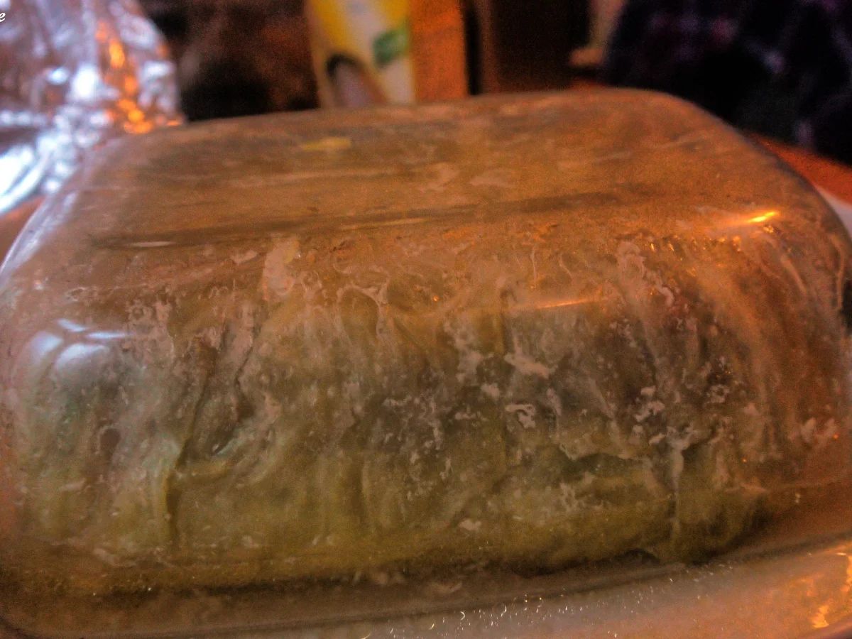 Kohlpudding mit Zwiebelsauce - Rezept - Bild Nr. 6350