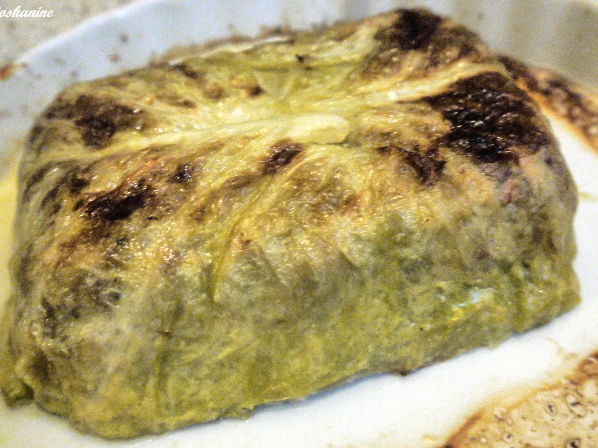 Kohlpudding mit Zwiebelsauce - Rezept - Bild Nr. 6352