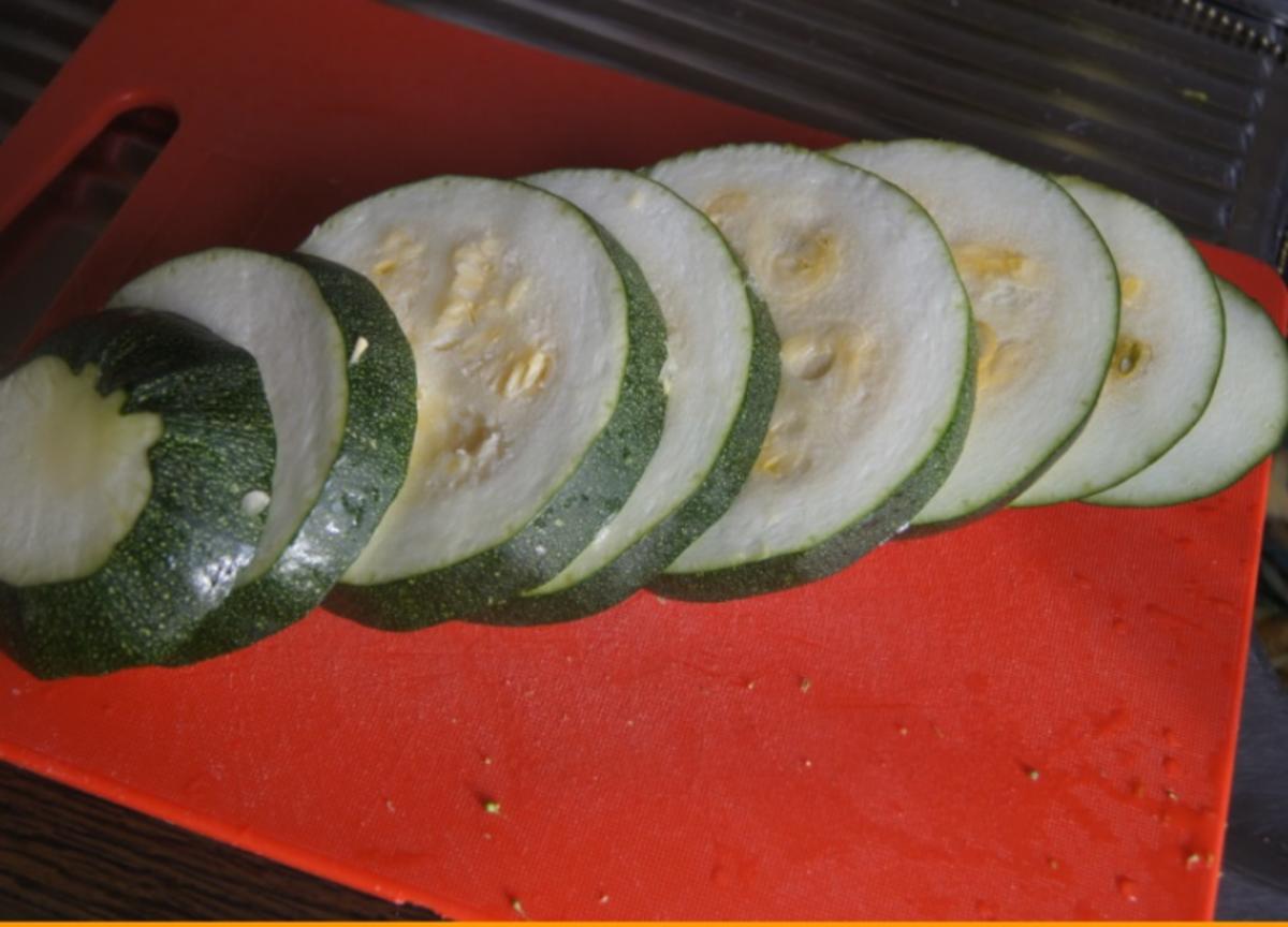 Gebratener Zucchini mit Brokkoli-Kartoffelstampf - Rezept - Bild Nr. 6361