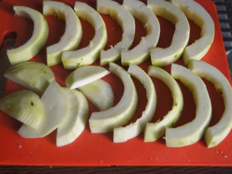 Rezept: Gebratener Zucchini mit Brokkoli-Kartoffelstampf Bild Nr. 6362 Gebratener Zucchini mit Brokkoli-Kartoffelstampf - Rezept - Bild Nr. 6362