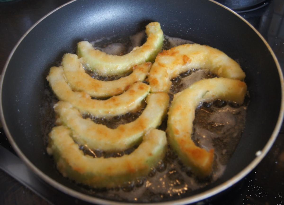 Gebratener Zucchini mit Brokkoli-Kartoffelstampf - Rezept - Bild Nr. 6364