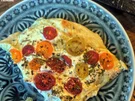 Flammkuchen mit bunten Tomaten - Rezept - Bild Nr. 6360