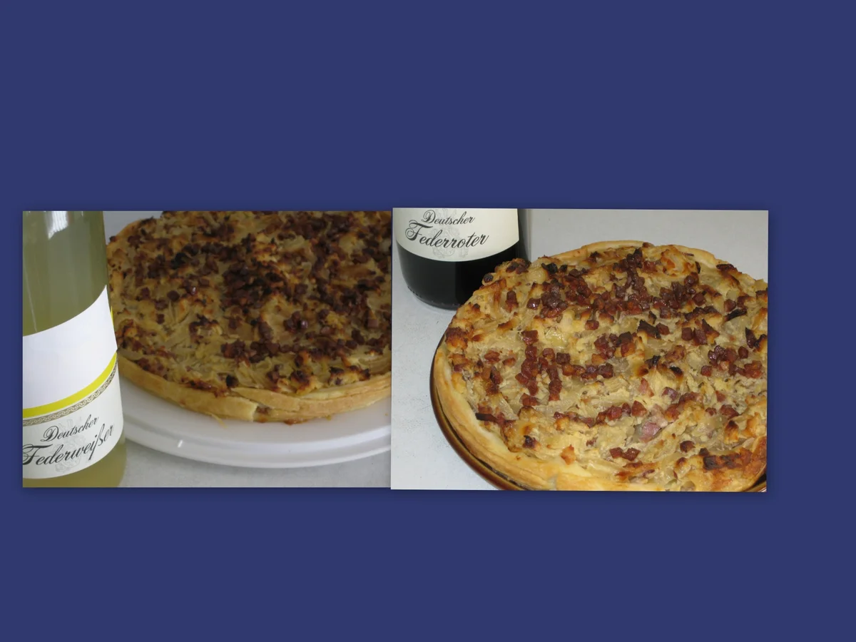 Zwiebelkuchen auf Mürb- oder Hefeteig - Rezept - Bild Nr. 2