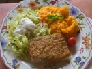Rezept: Schlemmerfilet mit Süßkartoffelstampf und Eisbergsalat Bild Nr. 2 Schlemmerfilet mit Süßkartoffelstampf und Eisbergsalat - Rezept - Bild Nr. 2