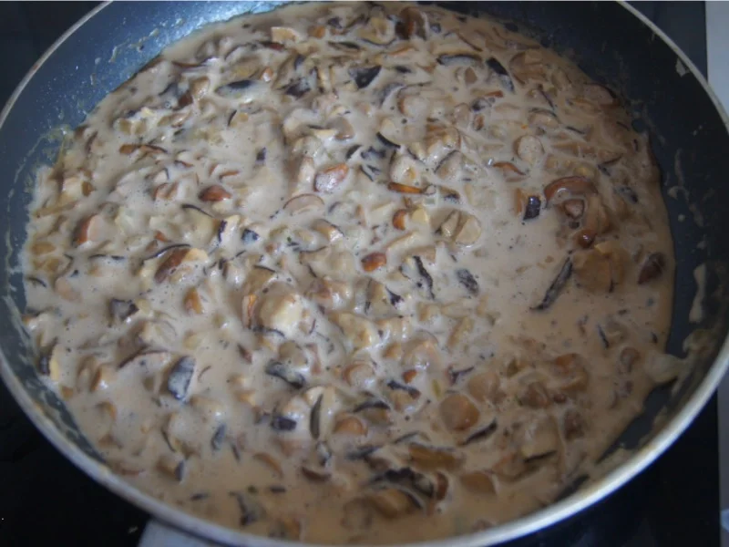 Bayrische Semmelknödel mit Rahmwaldpilzen - Rezept - Bild Nr. 15