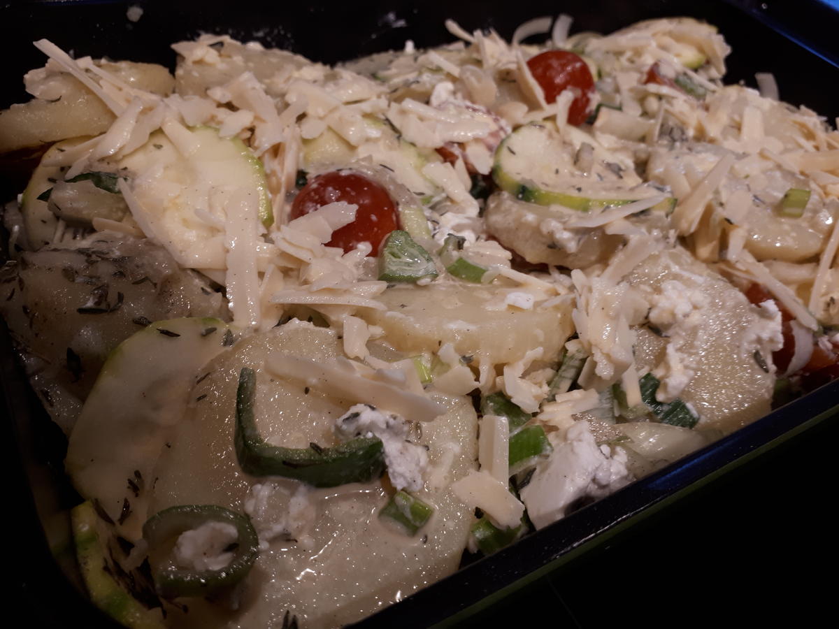 BiNe` S KARTOFFEL - ZUCCHINIAUFLAUF - Rezept - Bild Nr. 6363