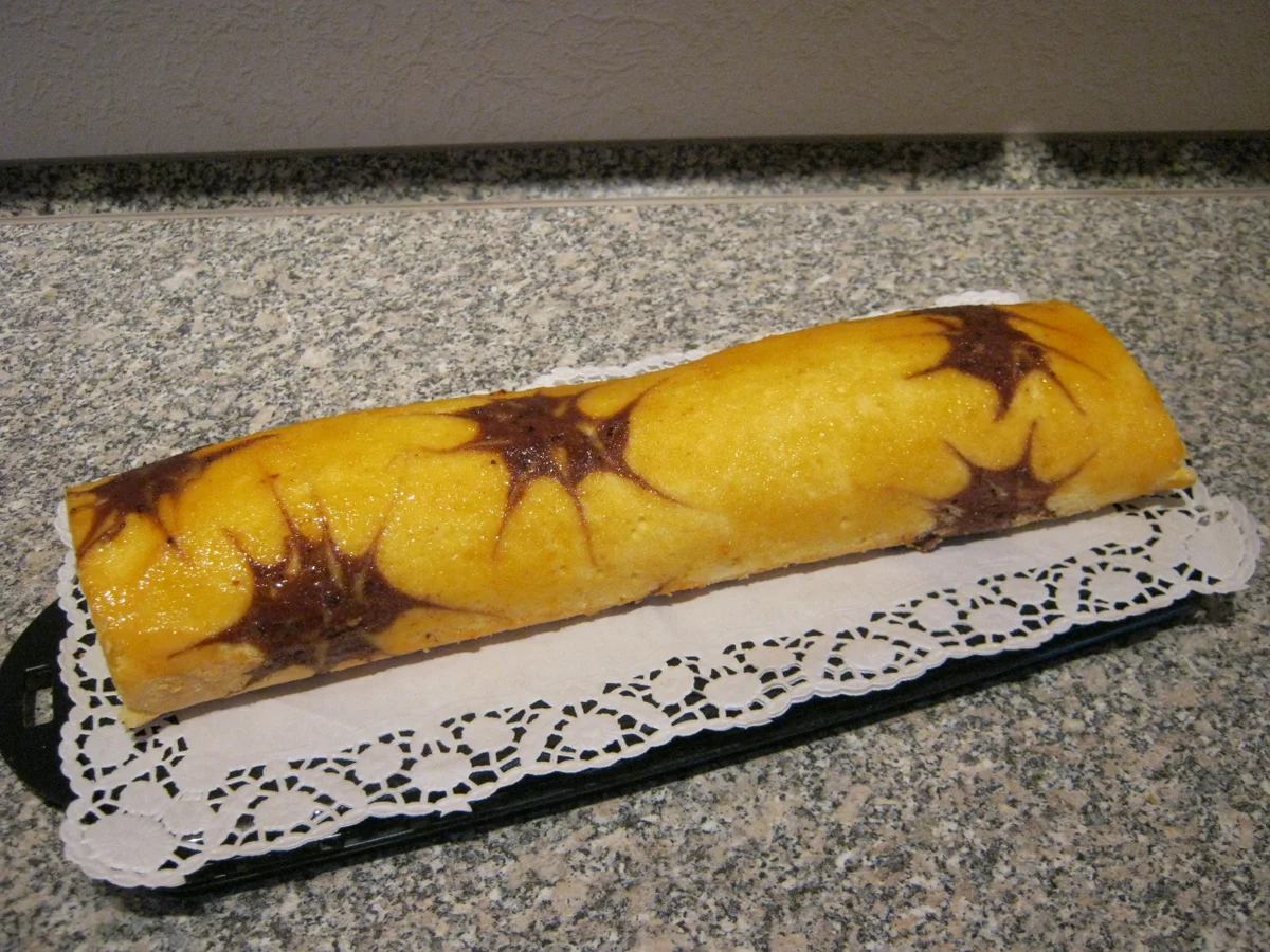 Pfirsich~Quark~Rolle - Rezept - Bild Nr. 6365