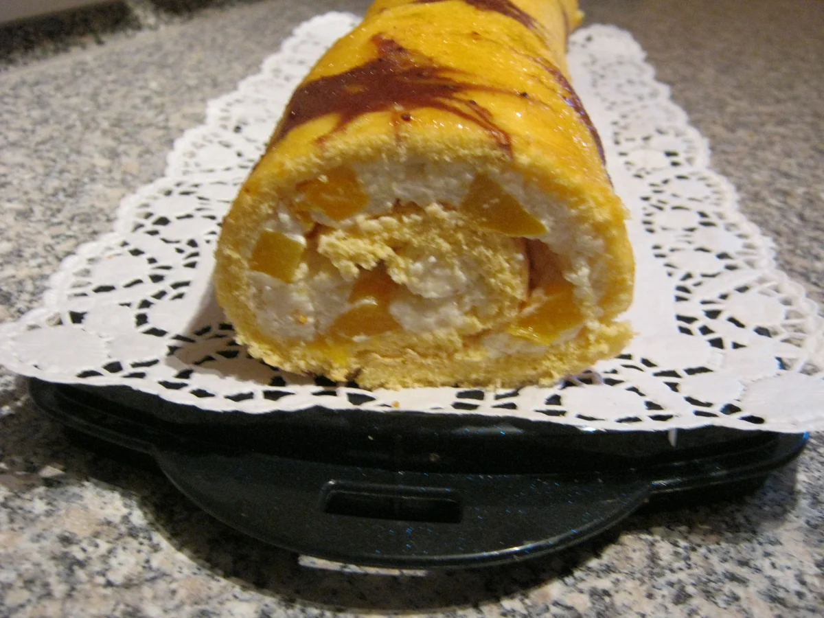 Pfirsich~Quark~Rolle - Rezept - Bild Nr. 6366