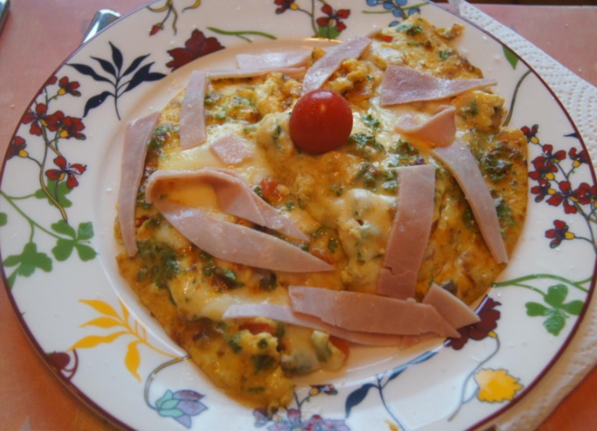 Mozzarella-Paprika-Omelett - Rezept - Bild Nr. 6374