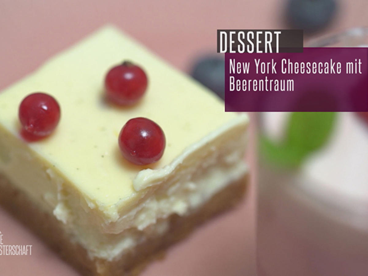 New York Cheesecake mit Beerentraum - von Das perfekte Dinner