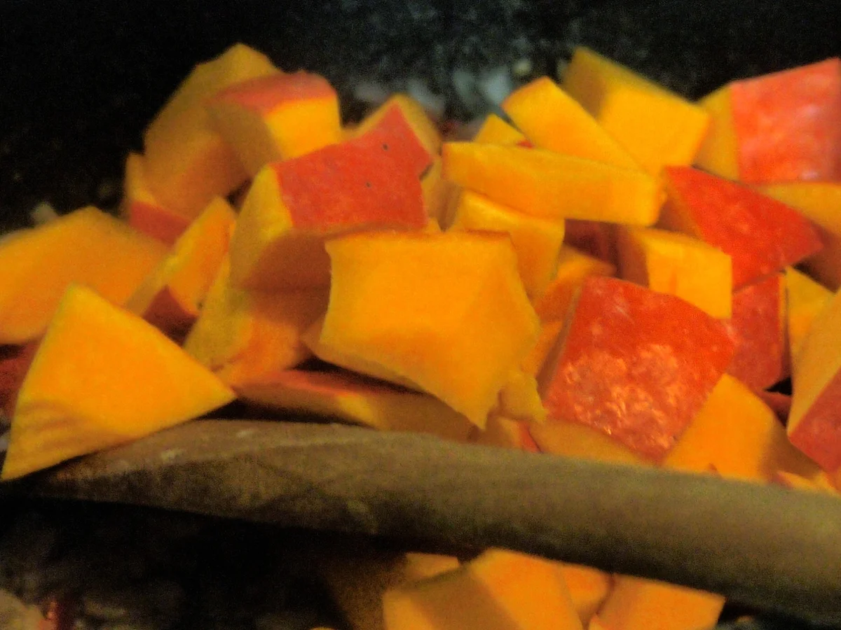 Spirkel, Spätzle, pikante Kürbissauce - Rezept - Bild Nr. 6383