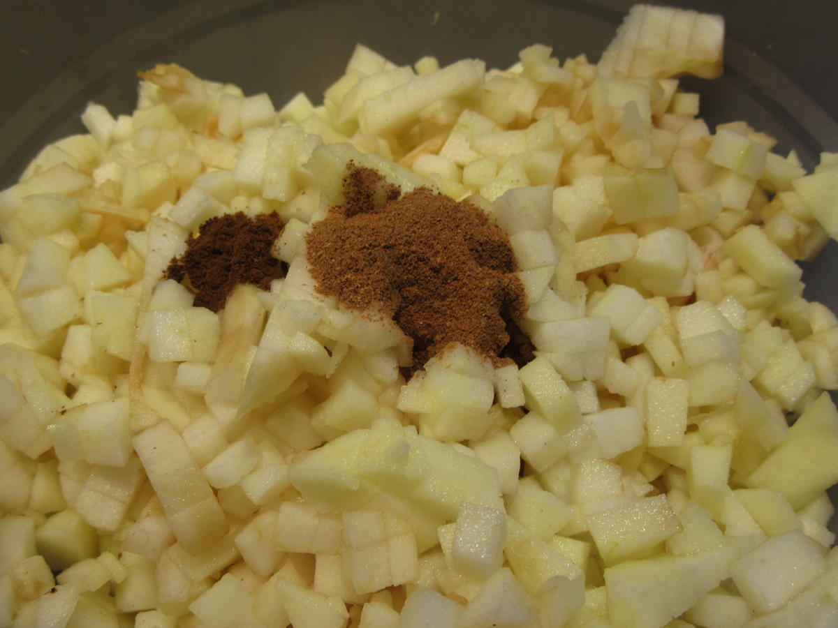 Backen: Apfel Gewürz Blondies - einfach - von lunapiena