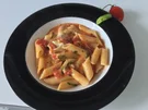 Rezept: Leichte Penne an Tomate und Büffelmorzarella a la Ari Bild Nr. 6376 Leichte Penne an Tomate und Büffelmorzarella a la Ari - Rezept - Bild Nr. 6376
