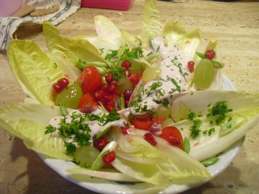 Käsesalat mit Edamer und Weintrauben Rezepte kochbar.de