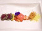 Variation von der Melone mit Hummer und Thunfisch - Rezept - Bild Nr. 2