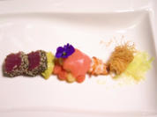 Variation von der Melone mit Hummer und Thunfisch - Rezept - Bild Nr. 2