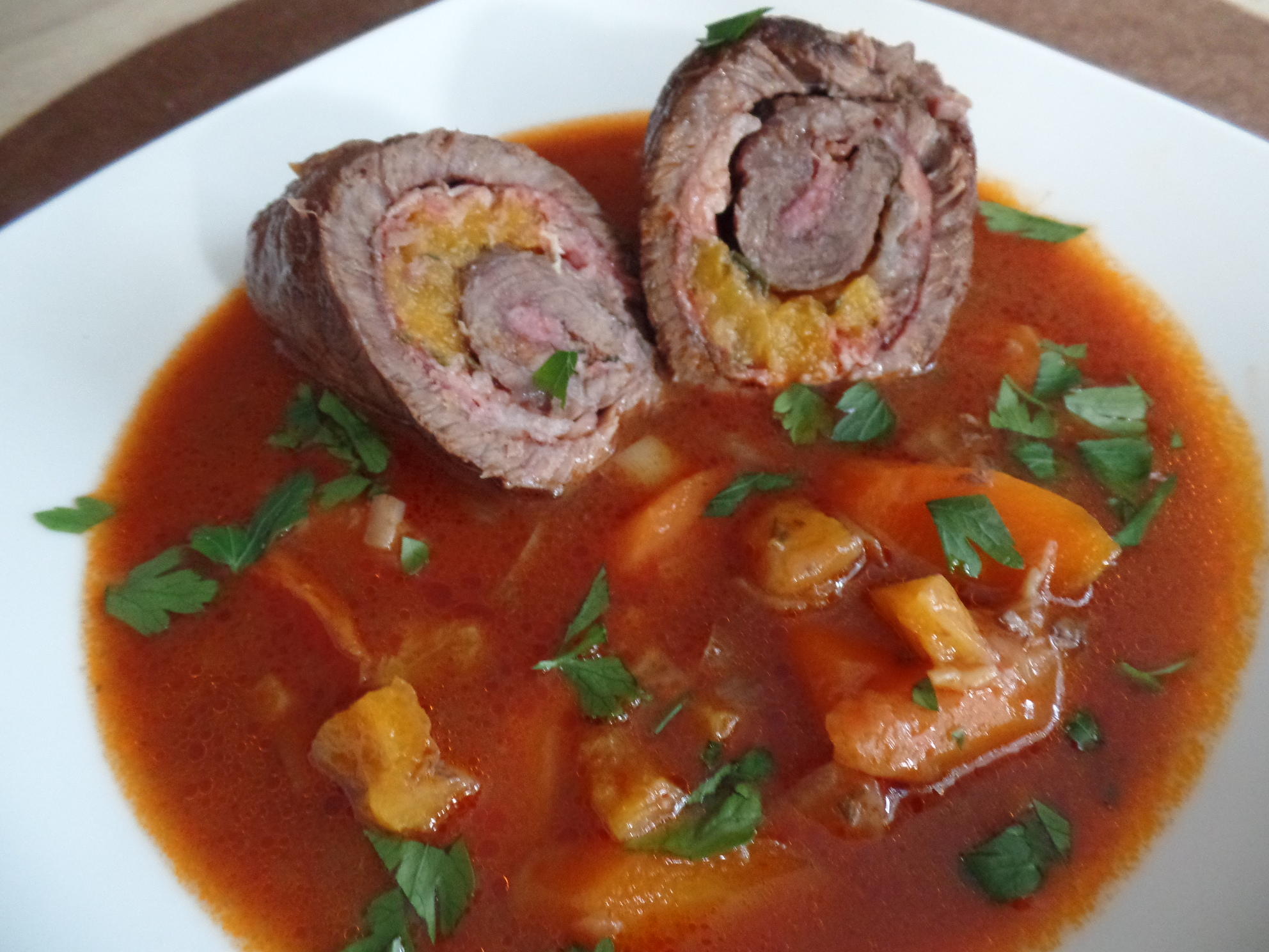 Bilder für Rouladen mit Aprikosen Rezept