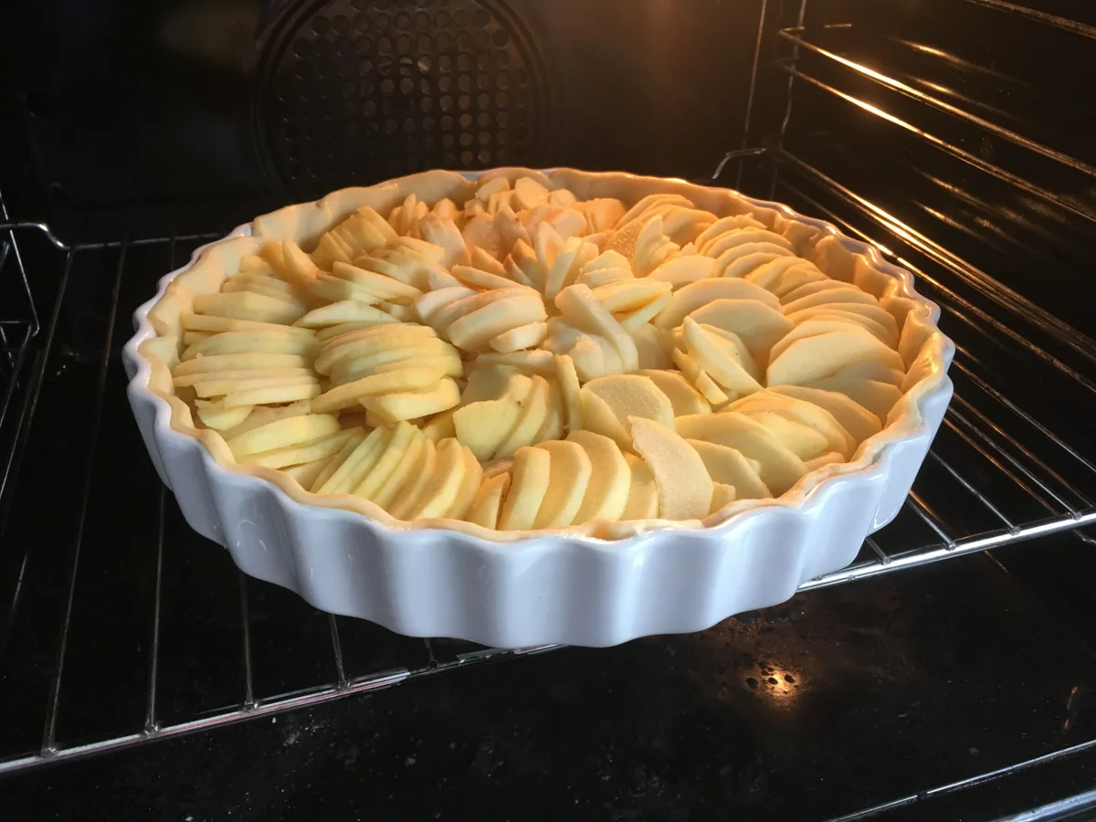 Bretonische Apfeltarte / Französische Apfeltarte - Rezept - Bild Nr. 6396