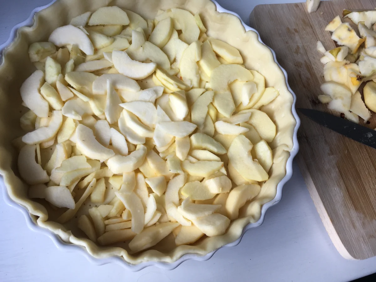 Bretonische Apfeltarte / Französische Apfeltarte - Rezept - Bild Nr. 6397