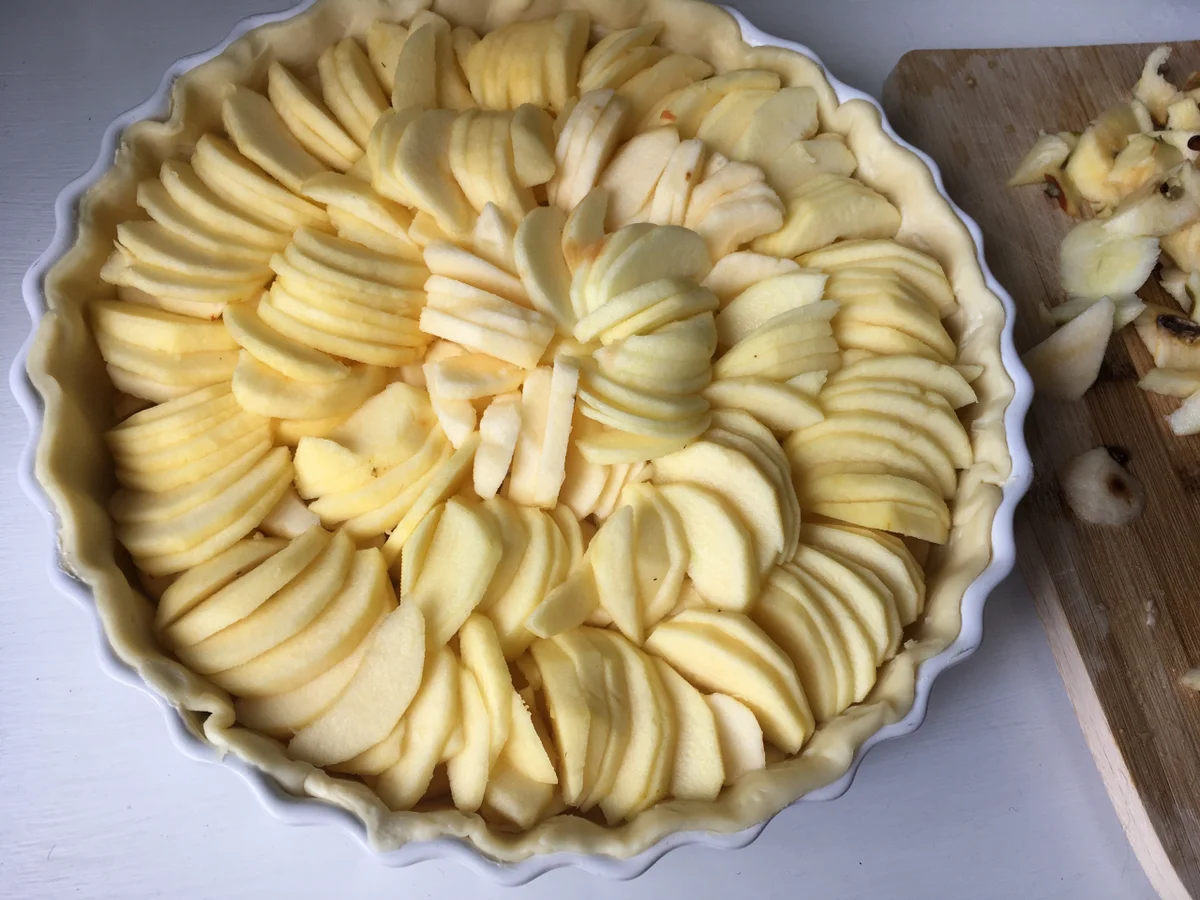 Bretonische Apfeltarte / Französische Apfeltarte - Rezept - Bild Nr. 6398