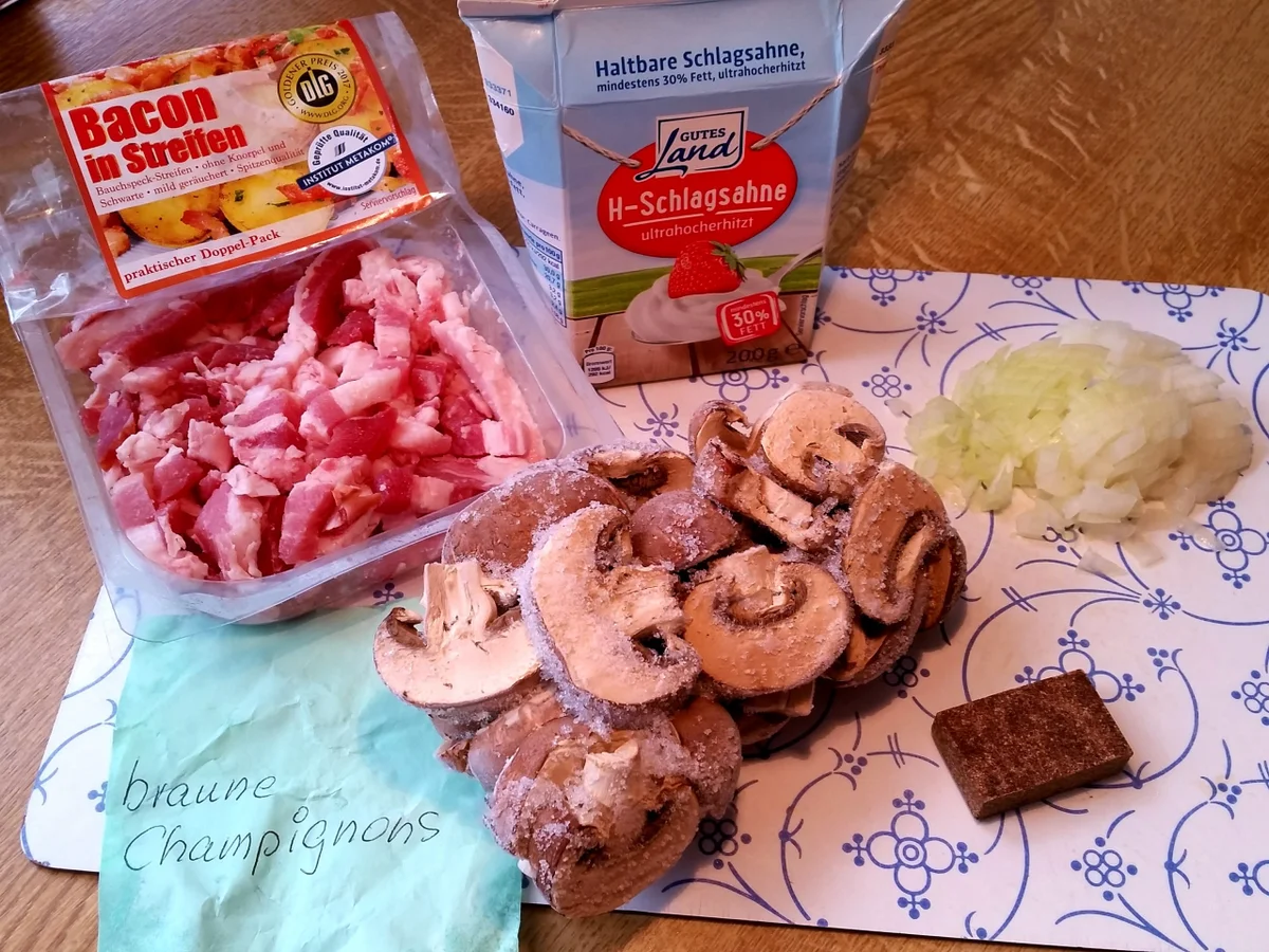 Rezept: Feine Pilz-Soße ... Bild Nr. 6392 Feine Pilz-Soße ... - Rezept - Bild Nr. 6392