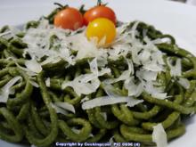 Spinat Pasta (mit selbst hergestelltem Gemüsepulver) - Rezept - Bild Nr. 2