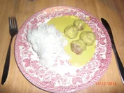 Hackklößchen in Curryrahmsosse - Rezept - Bild Nr. 6413