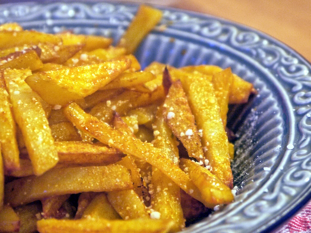 Rezept: Scharfe Kartoffelstifte Bild Nr. 2 Scharfe Kartoffelstifte - Rezept - Bild Nr. 2