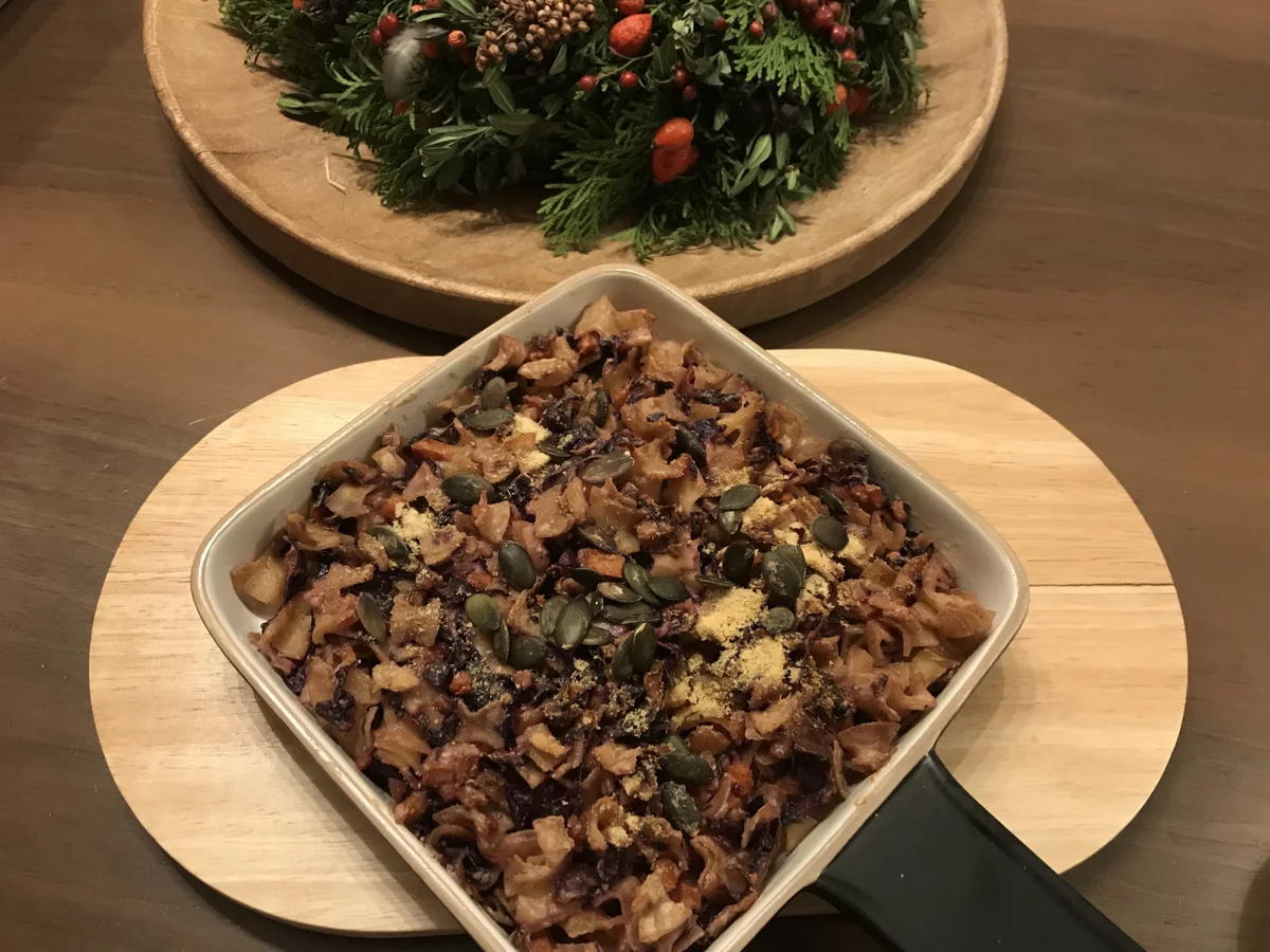 Rezept: Rotkraut-Kürbis-Fleckerl Bild Nr. 6497 Rotkraut-Kürbis-Fleckerl - Rezept - Bild Nr. 6497