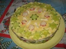 Salat-Torte ( für Weihnachten ) - Rezept - Bild Nr. 6491