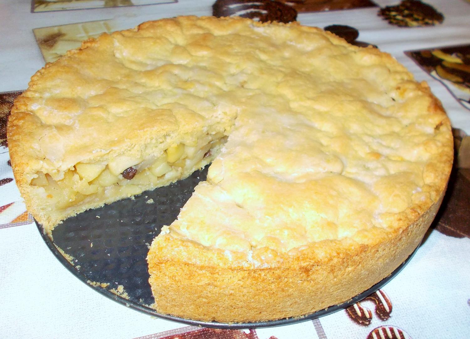 GEDECKTER APFELKUCHEN - Rezept mit Bild - kochbar.de