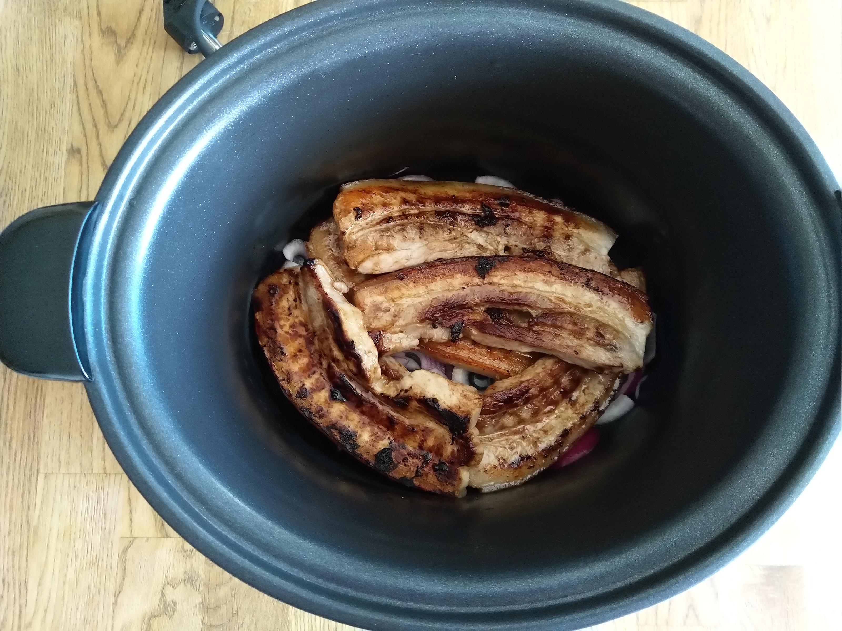 Bilder für Schweinebauch Bulgogi - Pork Belly Bulgogi im Slowcooker - Rezept