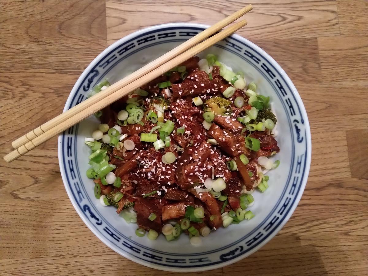 Schweinebauch Bulgogi Pork Belly Bulgogi im Slowcooker Rezept