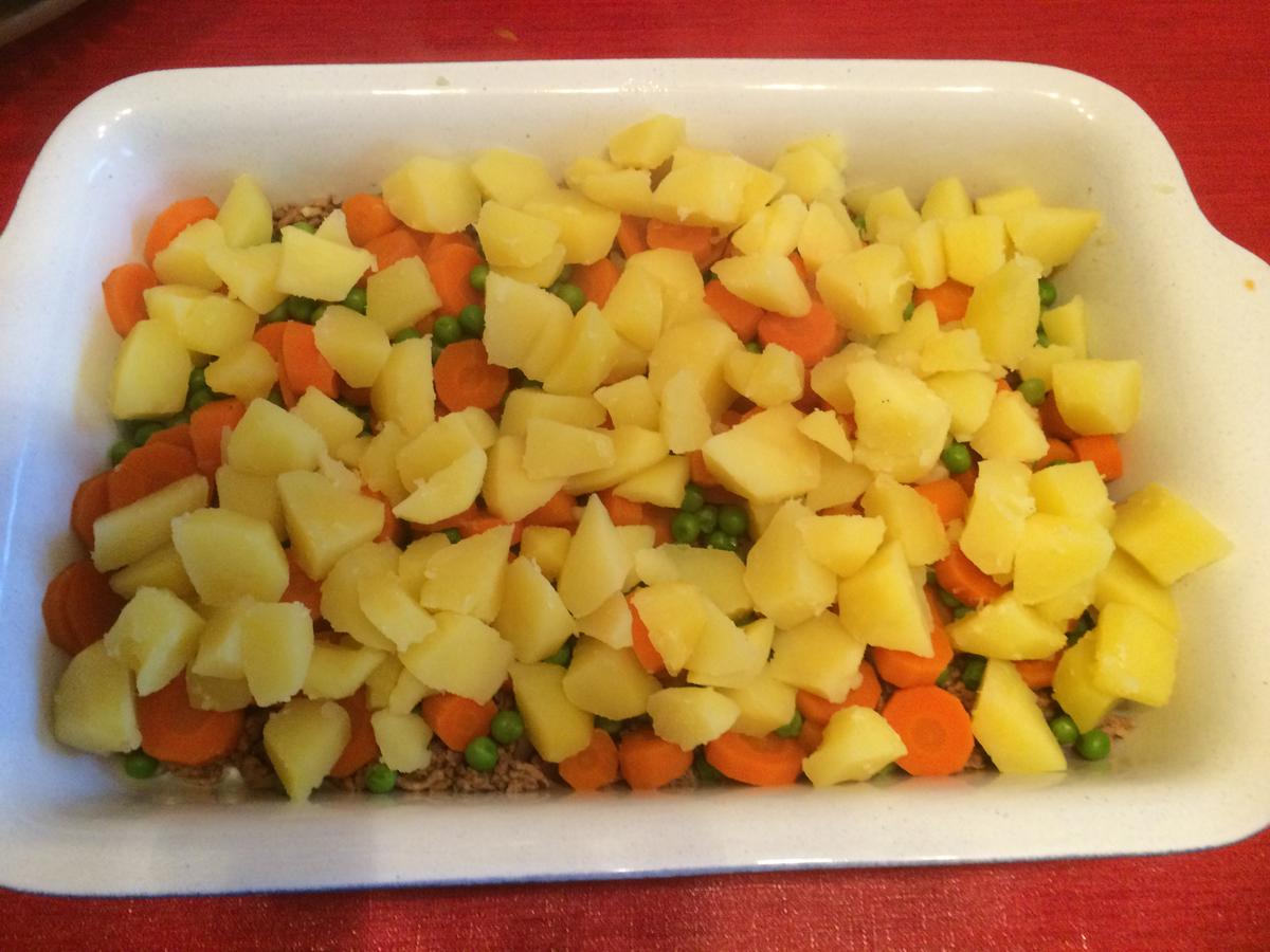 Kartoffel-Gemüse-Hack-Auflauf mit Käsesoße - Rezept - Bild Nr. 6552