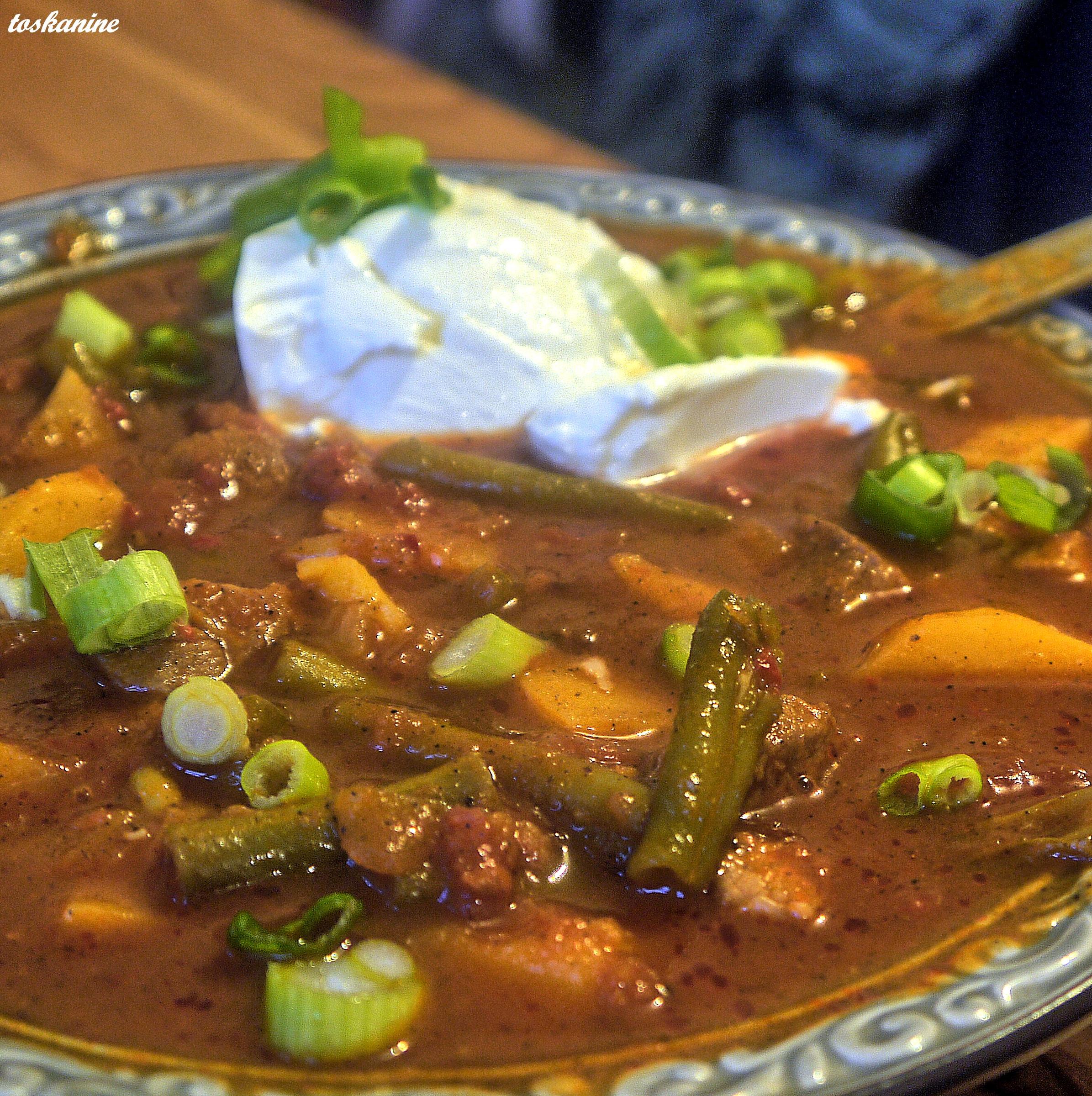 Bilder für Bohnen-Kartoffel-Topf Rezept