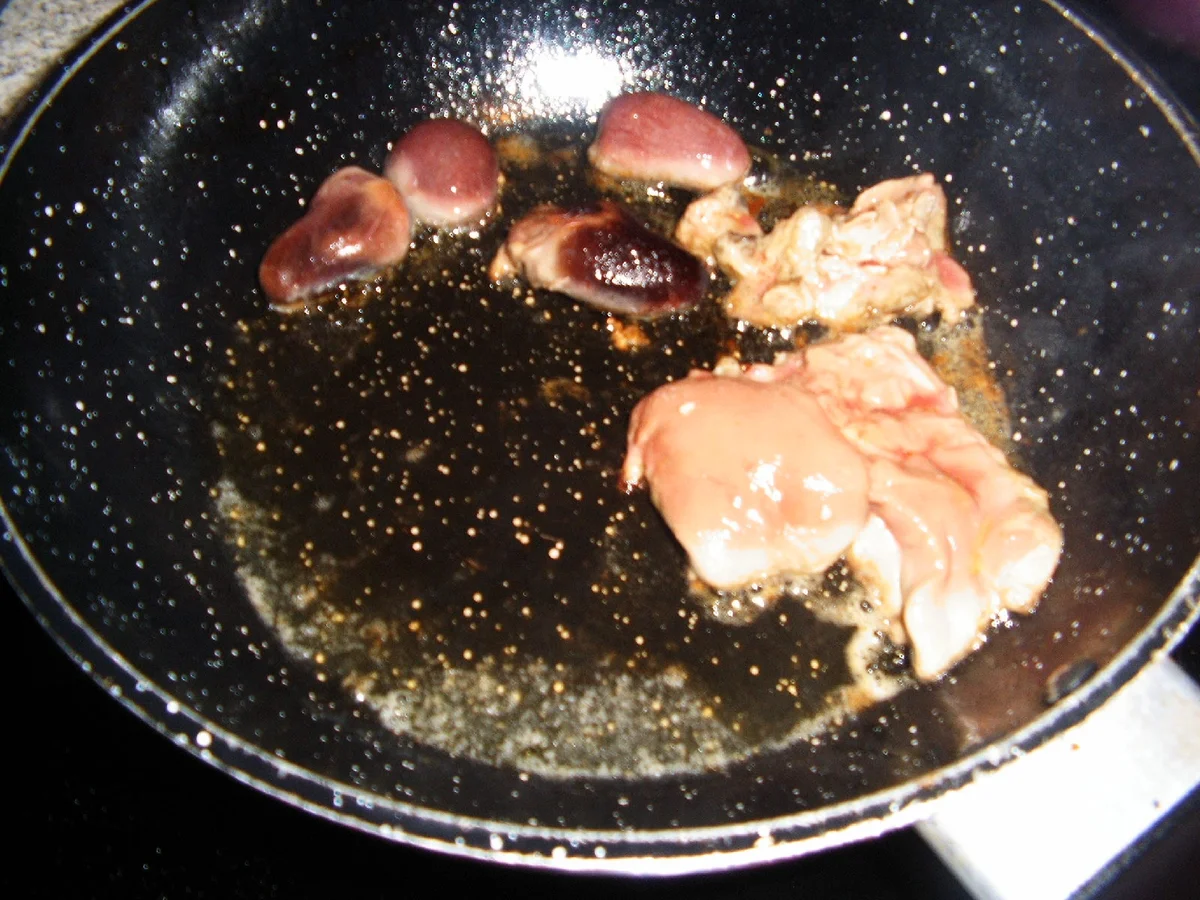 Rezept: Spinatsalat mit Hähnchenleber Bild Nr. 6563 Spinatsalat mit Hähnchenleber - Rezept - Bild Nr. 6563