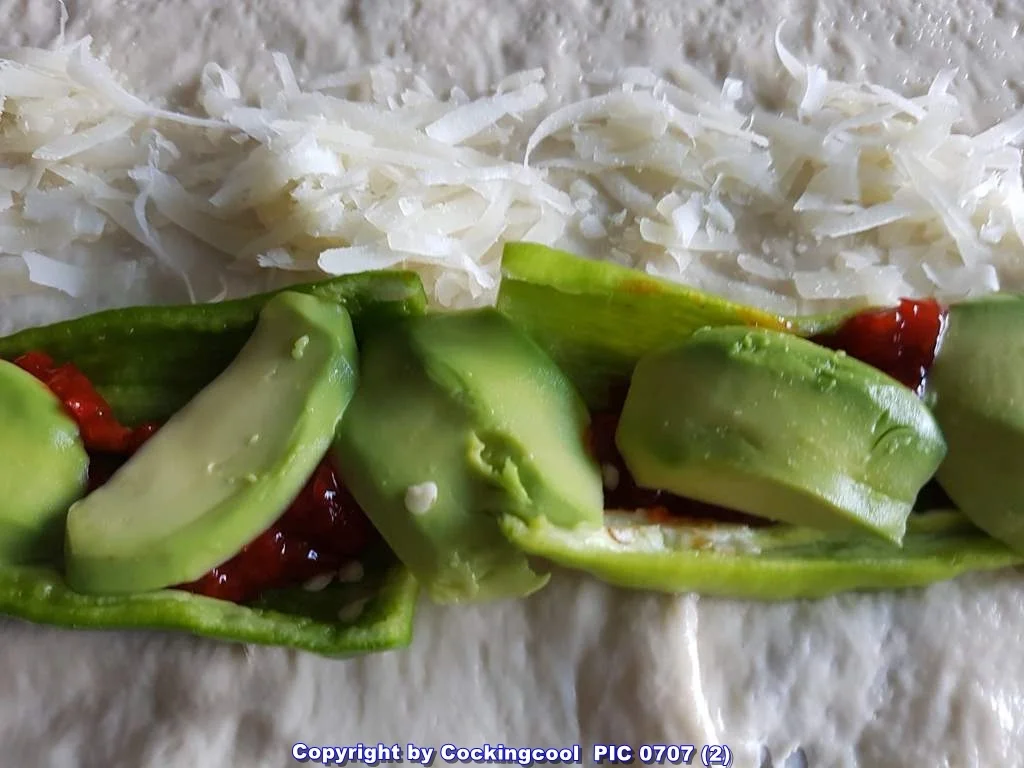 Fladenbrot gefüllt (Weizenfladen) - Rezept - Bild Nr. 5