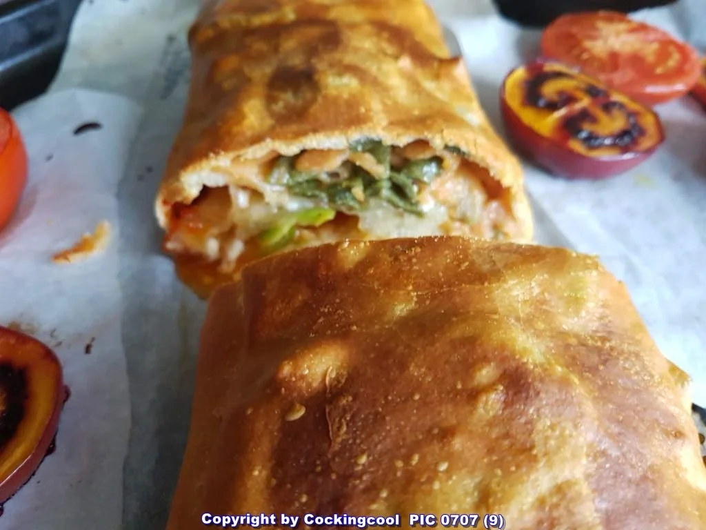 Fladenbrot gefüllt (Weizenfladen) - Rezept - Bild Nr. 9