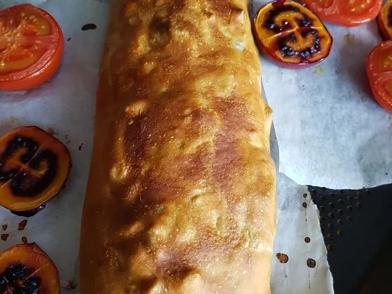 Fladenbrot gefüllt (Weizenfladen) - Rezept - Bild Nr. 8