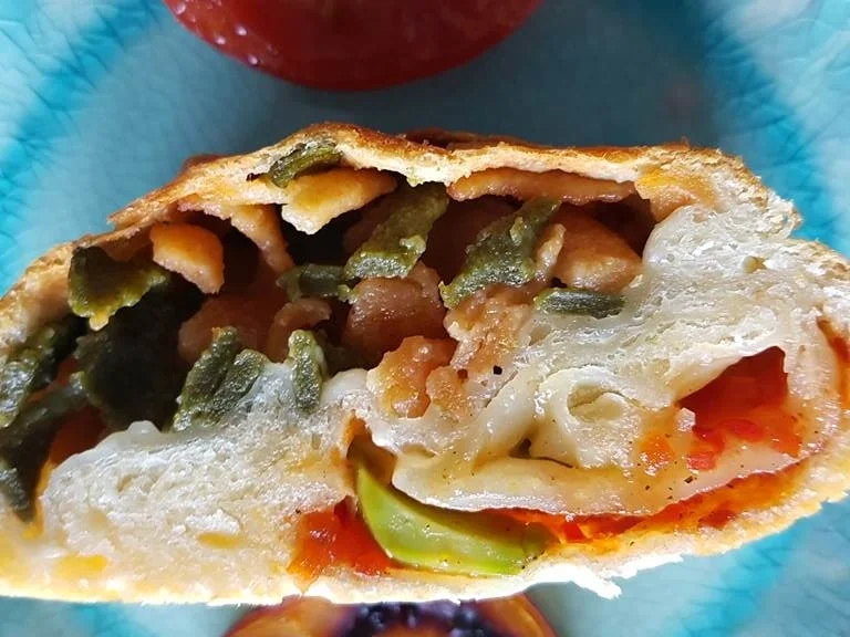 Fladenbrot gefüllt (Weizenfladen) - Rezept - Bild Nr. 10