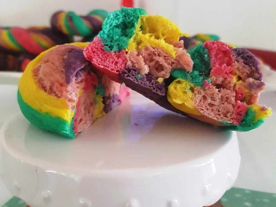 Regenbogen Bagel`s die süsse Variante - einfach - von cockingcool