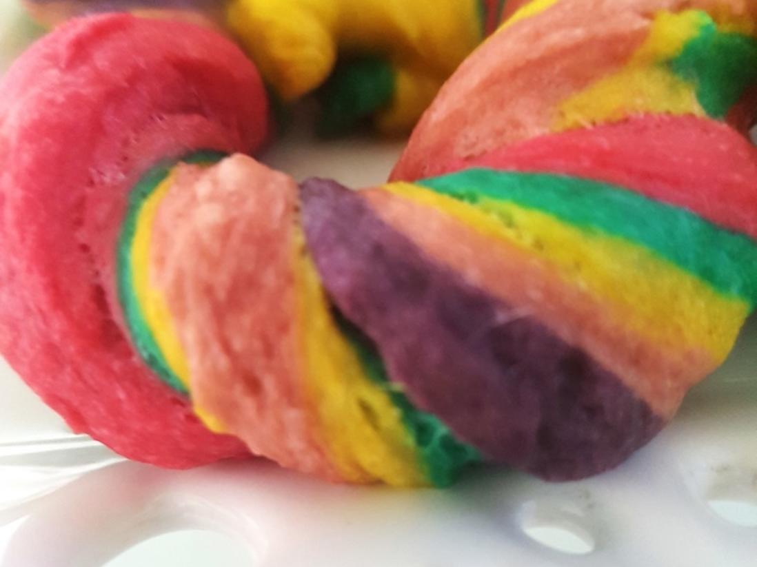 Regenbogen Bagel`s die süsse Variante - einfach - von cockingcool