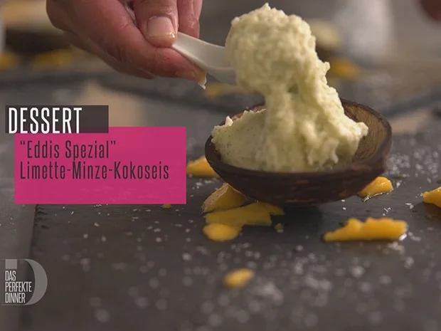 Roti-Pancake und Kokos-Minz-Sorbet - Rezept - Bild Nr. 2