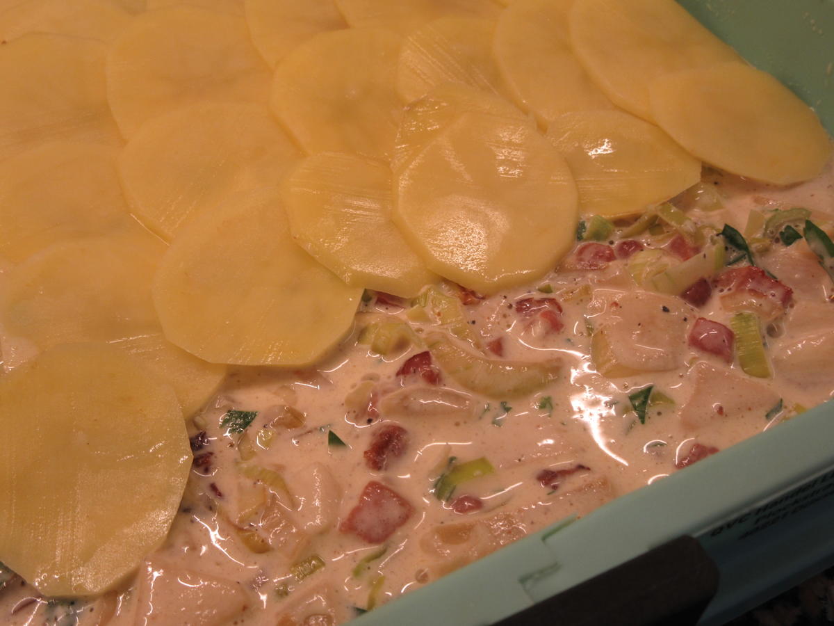 Pikantes Backen: Lauch-Kartoffel-Kuchen - Rezept - Bild Nr. 6612