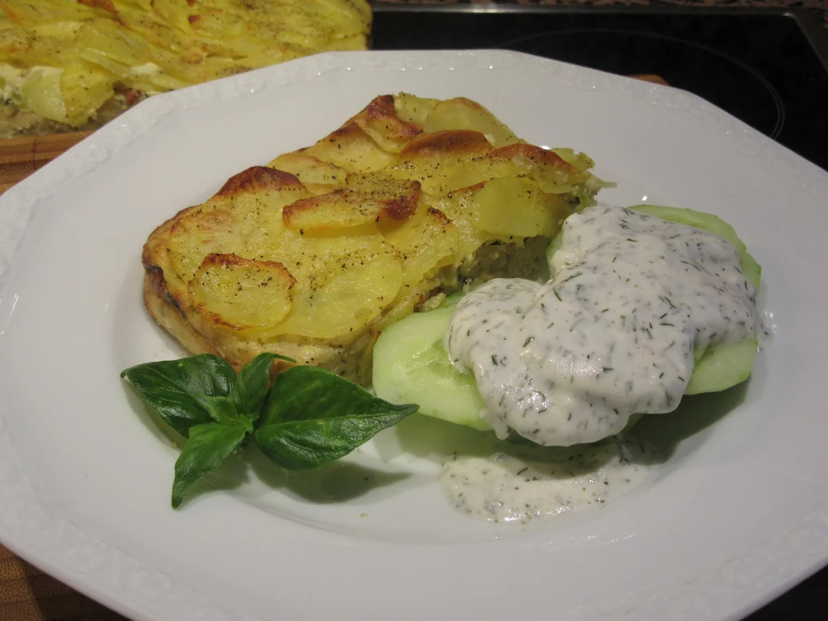 Pikantes Backen: Lauch-Kartoffel-Kuchen - Rezept - Bild Nr. 6615